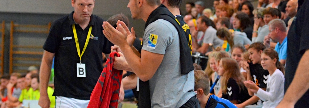 Manuel Mühlpointner freut sich auf das erste Punktspiel als SG-Coach. Bild: Barth