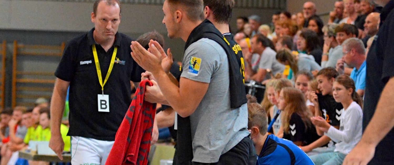 Manuel Mühlpointner freut sich auf das erste Punktspiel als SG-Coach. Bild: Barth