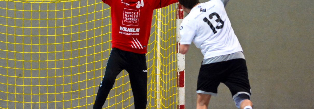 Torwart Bobby Gantner erweist sich gegen die HA Neckarelz als äußerst treffsicher. Archivfoto: Barth