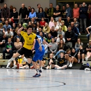 Der A-Jugendliche Marcel Scheday erzielte in seinem ersten Spiel für die Erste Mannschaft auch gleich seinen ersten Treffer. Foto: Barth