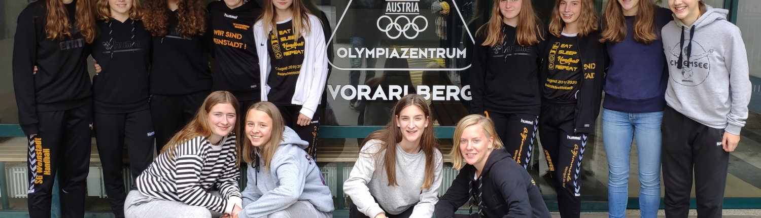 Die Mannschaft am Olympiazentrum Vorarlberg in Dornbirn