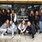 Die Mannschaft am Olympiazentrum Vorarlberg in Dornbirn