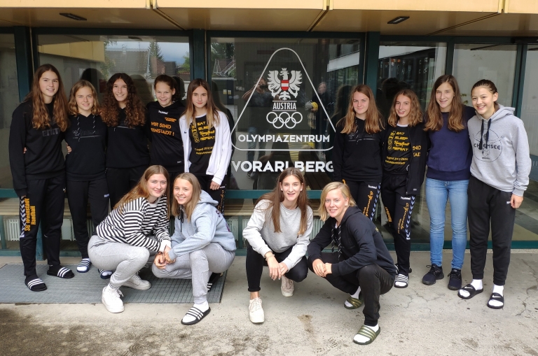 Die Mannschaft am Olympiazentrum Vorarlberg in Dornbirn