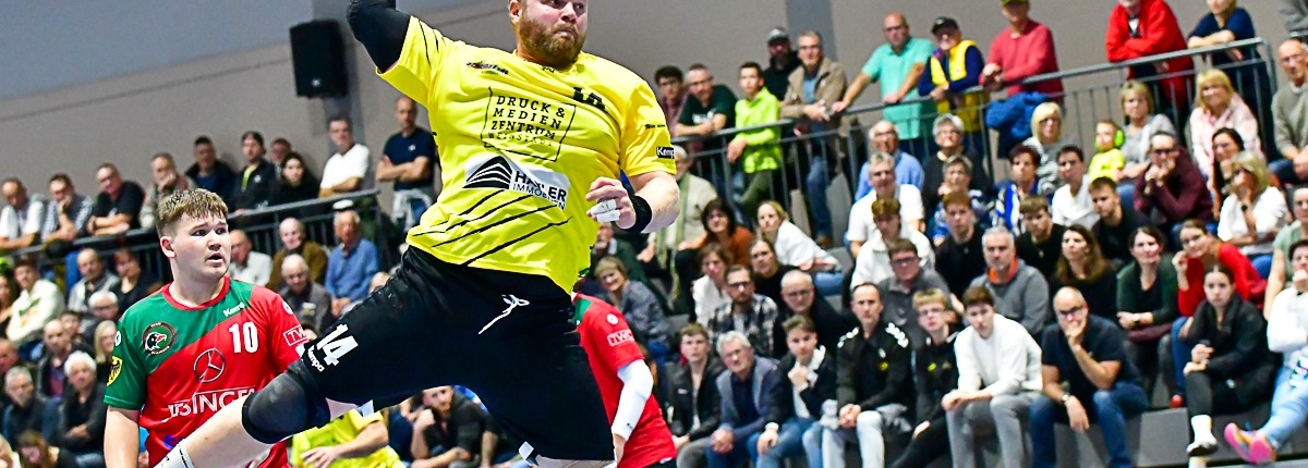 Chris Hellerich feierte gegen das TEAM Esslingen sein Debüt in schwarz und gelb. Foto: HWT