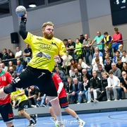 Chris Hellerich feierte gegen das TEAM Esslingen sein Debüt in schwarz und gelb. Foto: HWT